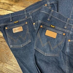 Wrangler 33x33 936DEN (2pair) Men's Bootcut Jeans - Dark Blue